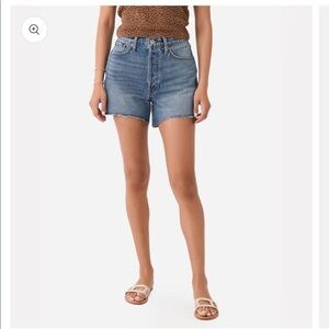 REDONE 90S Low Slung Denim Shorts Lago